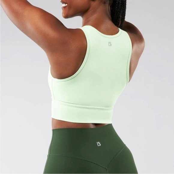 BuffBunny Step Up Crop Sports Bra in High Voltage - Picture 3 of 7